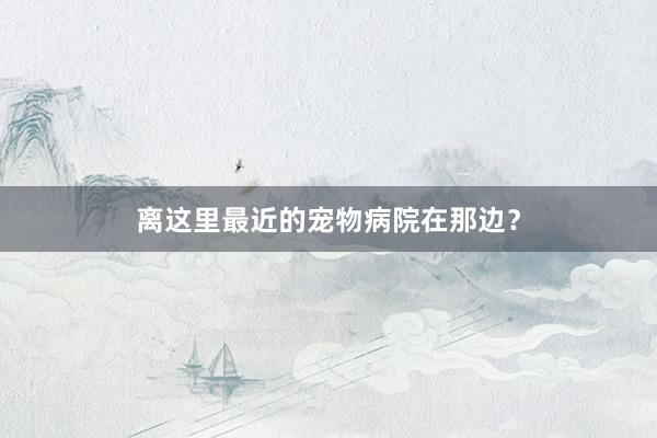 离这里最近的宠物病院在那边？